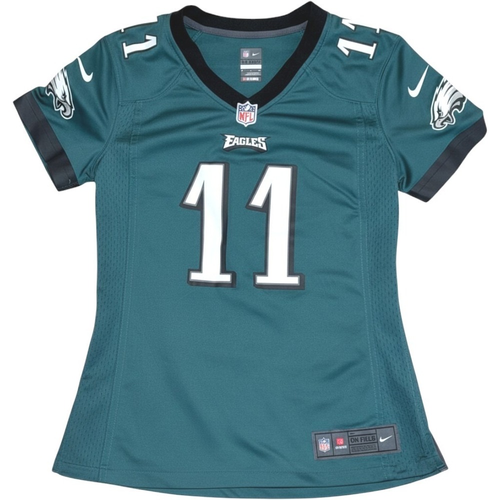 Nike Philadelphia Eagles Carson Wentz Jersey Womens Small Green NFL On Field Fan